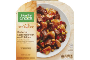 Healthy Choice Cafe Steamers Barbecue Seasoned Steak with Red Potatoes