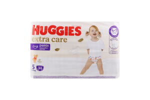 Подгузники-трусики для детей 12-17кг 5 Elite Soft Huggies 34шт