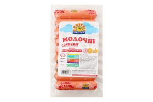 Сосиски варені Молочні Ятрань в/с в/у 0.395кг