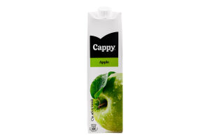 Сік пастеризований із концентрату яблучний Cappy т/п 1л