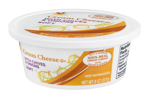 Ahold Cream Cheese with Chives & Onions