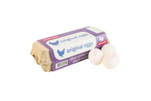 Яйца куриные столовые L C0 Original eggs Ясенсвіт к/у 10шт