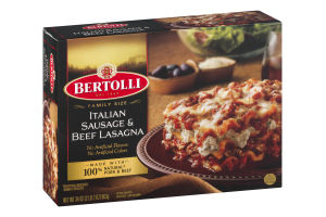 Bertolli Italian Sausage & Beef Lasagna