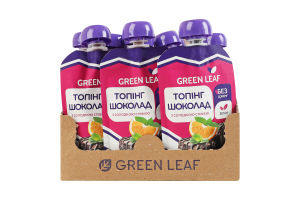 Топпинг со сладкой стевией Шоколад Green Leaf д/п 90г