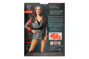 Колготи жіночі Prestigio неро 40ден р.4 Corrente