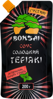 Соус солодкий густий натуральна солодка стевія Теріякі Bonsai д/п 200г