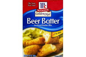 McCormick Golden Dipt Seafood Batter Mix Beer Batter