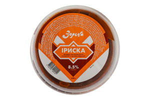 Продукт молоковмісний 8.5% згущений варений з цукром Іриска Зорька відро 500г