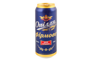 Пиво Фірмове світле 6,5% 0,5л ж/б Опілля
