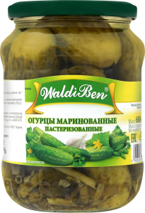 Валдібен Огірки мариновані 680г