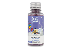 Бісер д/ванн Білий шоколад та лісові ягоди 80г Мілкі дрім