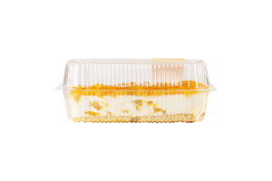 Пляцок Сирний з персиком