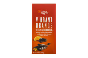 Simply Enjoy Vibrant Orange Belgian Dark Chocolate