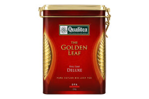 Чай черный байховый крупнолистовой Deluxe Qualitea букет ж/б 250г