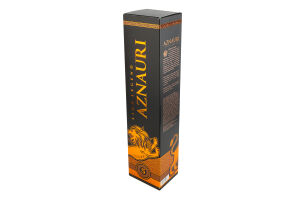 Бренді 0.5л 40% виноградний витриманий 5 років VVSOP Lion legend Aznauri к/у
