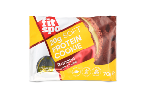 Печиво FitSpo протеїнове зі смаком банану
