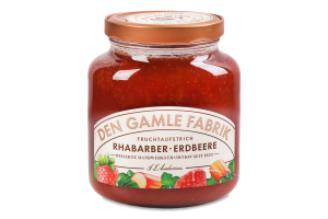 Джем Den Gamle Fabrik з ревеню та полуниці