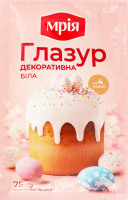 Глазур декоративна біла Мрія м/у 75г