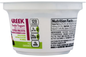 Nature's Promise Organic Greek Nonfat Yogurt Super Fruits
