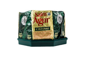Сир м'який з синьою пліснявою L'intense Saint Agur кг