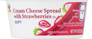 Ahold Cream Cheese Spread with Strawberries Soft