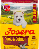 Корм д/цуценят малих порід з качкою та лососем сухий 900г Josera