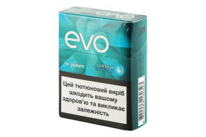 Изделия табакосодержащие для электрического нагревания с фильтром EVO Green option 20шт