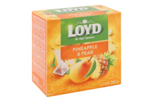 Смесь фруктовая Pineapple&Pear Loyd к/у 20х2г