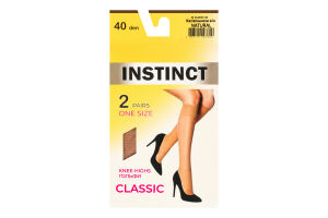 Получулки женские Instinct Classic 40den 23-25 natural 2пары