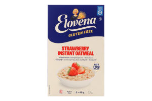 Каша-хвилинка вівсяна з полуницею Elovena к/у 5х40г