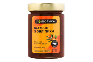 Варенье из облепихи стерилизованное Полісянка с/б 410г