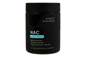 Добавка дієтична рослинні капсули N-ацетил-L-цистеїн NAC 600мг Sports Research 90шт