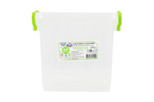 Контейнер харчовий 1.4л 161x112x145мм №02 Premium Ал-Пластик 1шт