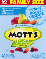 Mott's Medleys Fruit Flavored Snacks Assorted Fruit - 40 CT