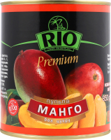 Пульпа манго Premium без цукру 850г ж/б з ключем Rio