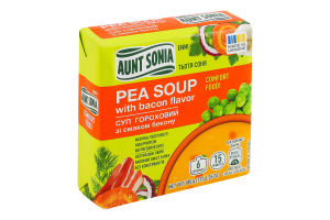 Суп гороховий зі смаком бекону Тьотя Соня м/у 180г