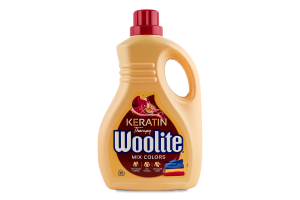 Средство для стирки жидкое для цветных тканей с кератином Woolite 1.8л
