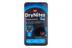 Трусики-підгузники для дітей 27-57кг Teen DryNites Huggies 9шт