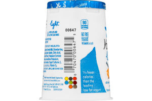 Yoplait Light Fat Free Yogurt Strawberry Orange Sunrise