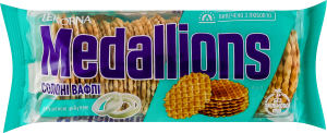 Вафли соленые с сушеным луком Medallions Lekorna м/у 90г
