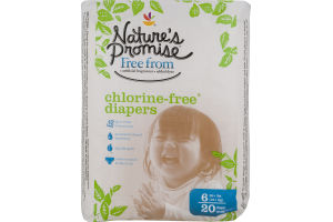 Nature's Promise Chlorine-Free Diapers Size 6 - 20 CT