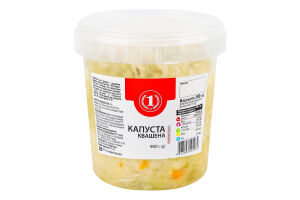 Капуста квашеная ТМ "1" ведро 900г