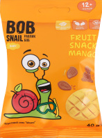 Снэк фруктовый для детей от 12мес Mango Baby Bob Snail м/у 40г