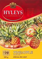 Чай чорний цейлонський байховий суцільнолистовий з додаванням рослинної сировини Ананас Hyleys к/у 100г