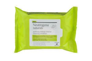 Neutrogena Naturals Cleansing Towelettes Purifying Makeup Remover - 25 CT
