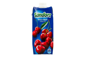 Нектар освітлений пастеризований вишневий Sandora т/п 500мл