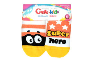 Шкарпетки дитячі Веселі ніжки Tip-Top Conte-kids 17С-10СП, розмір 12, 283 помаранчевий