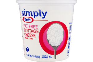 Kraft Simply Fat Free Cottage Cheese Small Curd