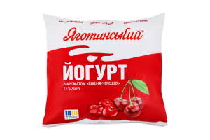 Йогурт 1.5% Вишня-черешня Яготинський м/у 400г