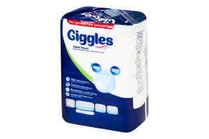 Підгузники-трусики д/дорослих екстра лардж 120-170см 7шт Гіглс